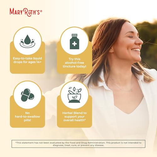 MARYRUTH'S Organic Mullein Leaf Respiratory Drops – 1 Fl Oz
