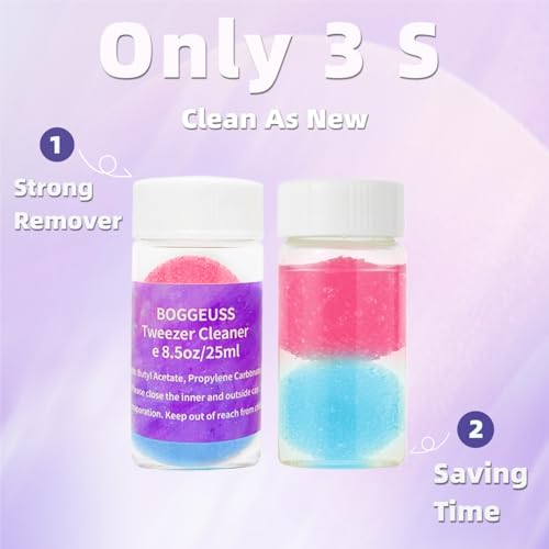 Lash Tweezer Cleaner Solution - 25ml Eyelash Extension Glue Remover