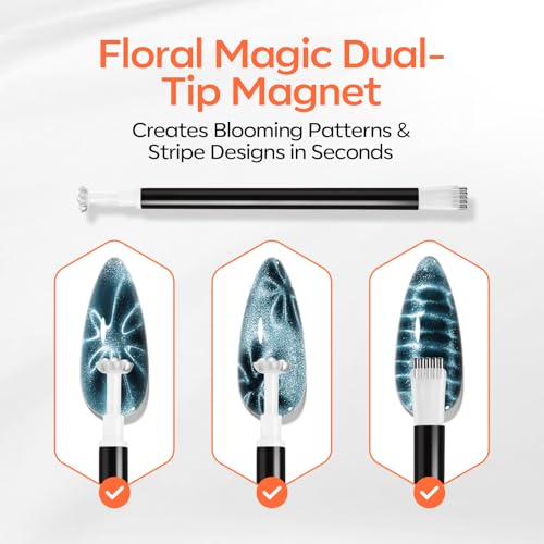 A A Brown Modelones Cat Eye Magnet - 3-in-1 Nail Art Magnet for DIY Manicures