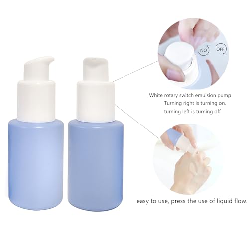 4 Pack 30ml Glass Dropper Bottles with Funnels & Pumps