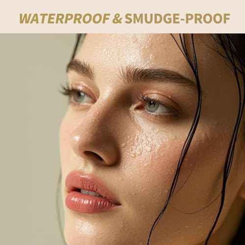 Eyebrow Stencils, Eye Brow Stencil Kits Waterproof Brow Stamp Perfect Eyebrows, Eyebrow Stamp Trio Kit with Sponge Applicator Smudge-proof for Women With 10PCS Eyebrow Shaping Kit, Dark Brown