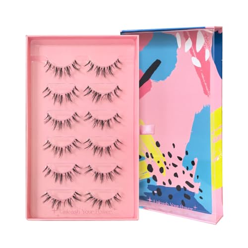 SY-SHUYING 16mm Lash Clusters Clear Band Natural Look 6 Pairs