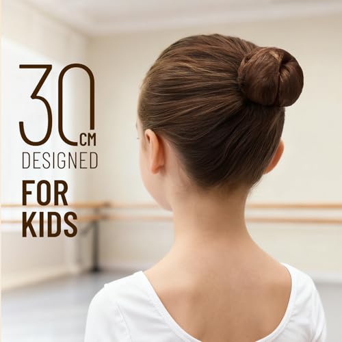 Brown Ballet Hair Accessories Kit for Kids & Women - Bun Nets, Bobby & Hair Pins