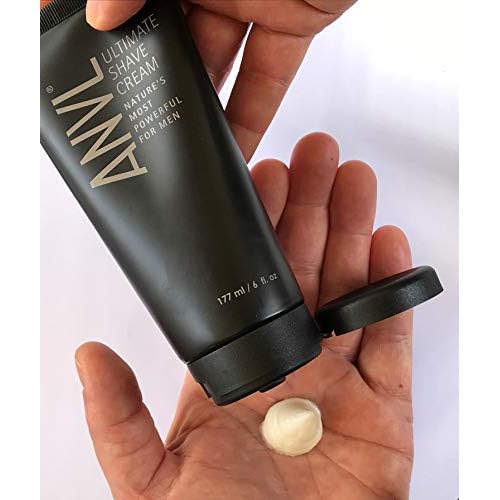 All Natural Shaving Cream for Men | Unscented, Organic & Alcohol-Free | Best for Sensitive, Dry, Oily, or Combination Skin | Zero Chemicals, Superior Smooth Shave | Made in USA | 6 oz