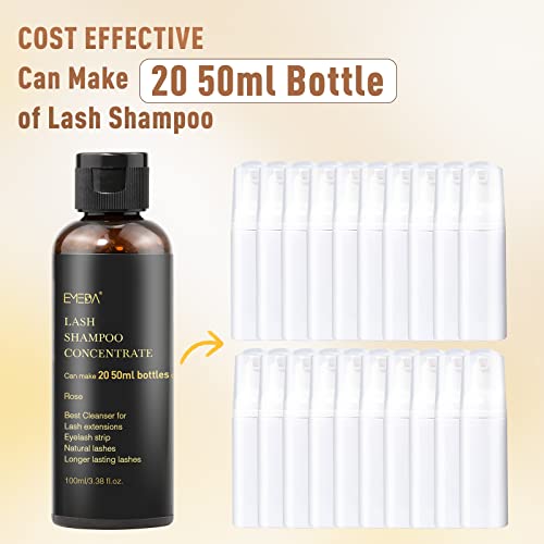 EMEDA Lash Shampoo Concentrate - Makes 20 Bottles with Brush