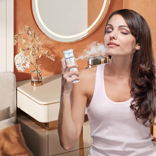 Portable Nano Face Mister, USB Rechargeable Cool Mist Spray
