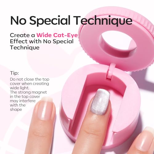 Modelones 5D Cat Eye Nail Magnet – 3-in-1 Rotating Gel Polish