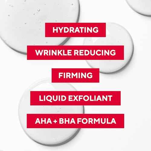 Mirabella All In One Clarifying Serum Micro Peel for Anti Aging - Hydrating 7% Glycolic Acid & 8.8% Lactic Acid Serum Face Peel with AHA BHA Exfoliant, 1 Oz