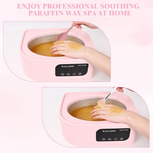 Beauty Star 3500ml Pink Paraffin Wax Machine for Hands & Feet with Accessories