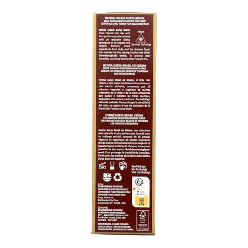 Surya Brasil Henna Cream Burgundy - Natural Hair Color