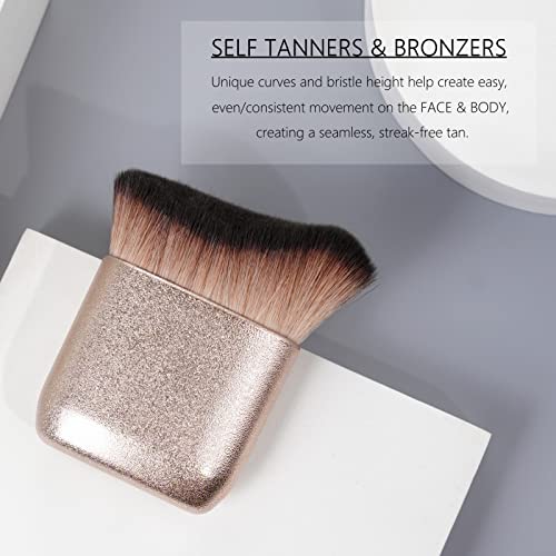 Self Tanner Brush for Face & Body - Flawless Tanning Application
