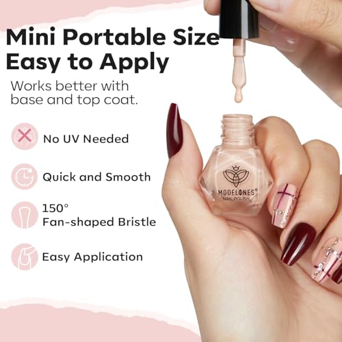 modelones Fall Nail Polish Set - 12 Colors Mellow Charm, Quick Dry, Long-Lasting