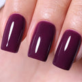 Imtiti Plum Gel Nail Polish 15ml Dark Berry Purple - Soak Off UV/LED Long Lasting Manicure