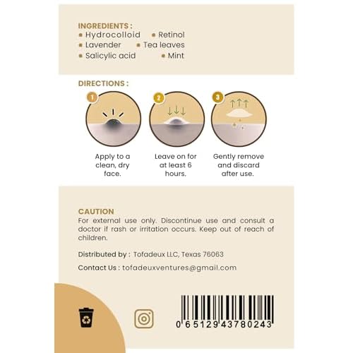 Original Acne Patch, Hydrocolloid Technology, Dermatologist Tested, Drug-Free Blemish Treatment, 72 Count