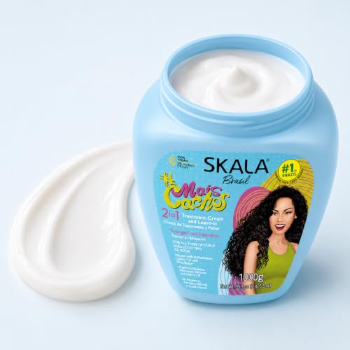 SKALA Mais Cachos Curly Hair Cream 35.2oz - Anti-Frizz