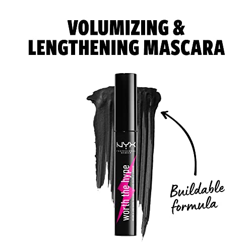 NYX Worth The Hype Volumizing & Lengthening Mascara, Black