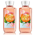 Bath and Body Works Gift Set of of 2 - 10 Fl Oz Shower Gel (Pretty as a Peach) Multicolor