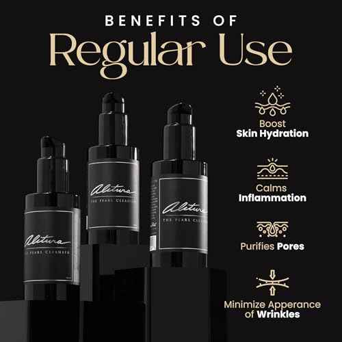 Alitura Pearl Facial Cleanser for Men & Women 100 ml ? Anti-Aging Face Wash with Marine Collagen, Sea Kelp & Organic Botanicals ? Hydrating Gentle Exfoliant for Clear, Smooth Skin ? 3.4 oz Travel Size