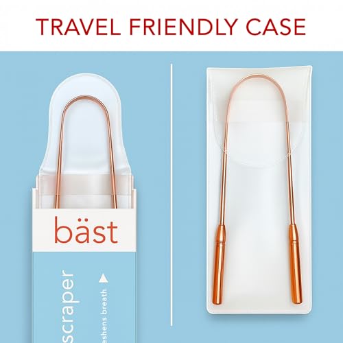 Tongue Scraper ? 100% Copper (2 Pack) Premium Tongue Cleaner ? Improve Oral Health ? Ayurvedic Cleaning Tool