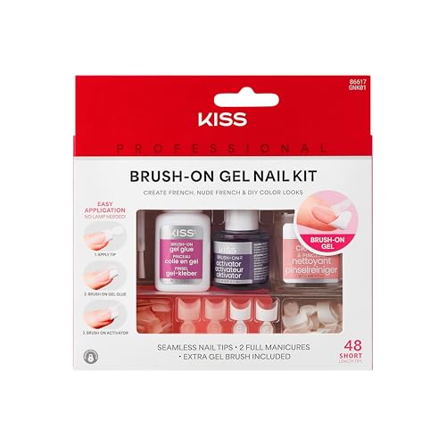 Brush-On Gel Nail Kit for Long Lasting DIY Manicures