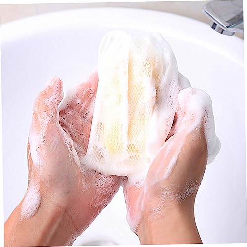 30-Piece Drawstring Soap Foaming Nets - White Mesh Bags