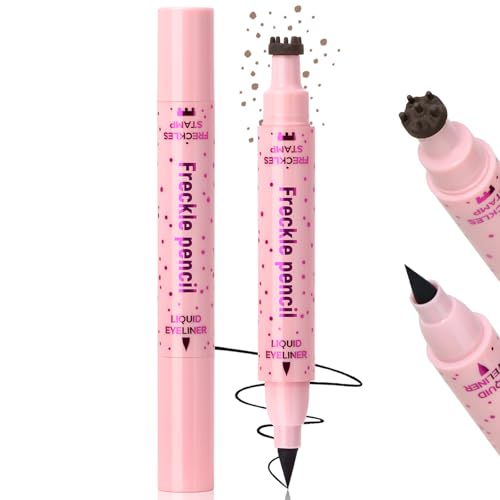 Noerrors 2-in-1 Freckle Stamp and Eyeliner Pen - Waterproof & Natural
