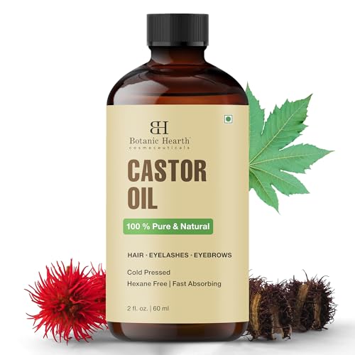 Botanic Hearth Castor Oil 2 oz | 100% Pure & Cold Pressed