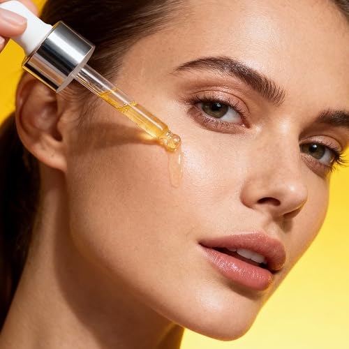 HKY Night Luminous Bi-Phase Essence - Probiotic Face Serum with Lactobacillus & Centella - Overnight Repair Ampoule for Glowing Skin - Hydrating Oil-Infused Formula for Dry & Dull Skin