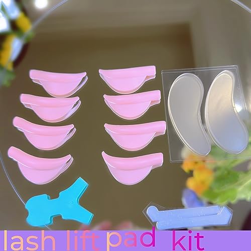 Lash Lift Rods Set - Silicone Shields S M L XL for Natural Eyelash Lifting
