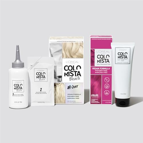 Hair Bleach Kit for All Over Blonde Hair - Includes Purple Conditioner - 1 Count