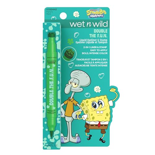 wet n wild SpongeBob Dual-Ended Liquid Eyeliner & Stamp