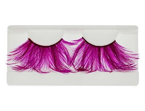 Pink Faux-Feather Dramatic Costume Eyelashes