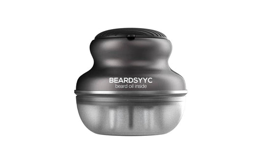 BEARDSYYC Beard Oil Applicator and Brush, Black, Beard Oil Dispenser/Releaser for all Beard Type, 1.0 Count