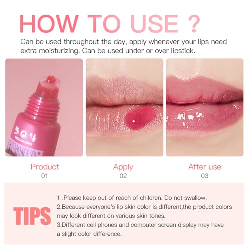 Bekoeen Butter Lip Balm - 5 Colors High Shine Tinted Lip Gloss