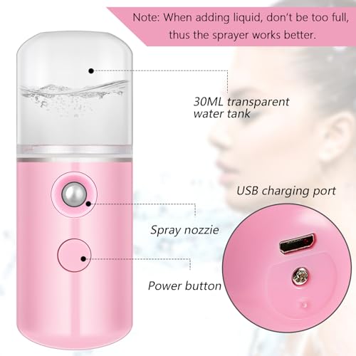 Mudder Nano Facial Mist Sprayer 30ml USB Rechargeable