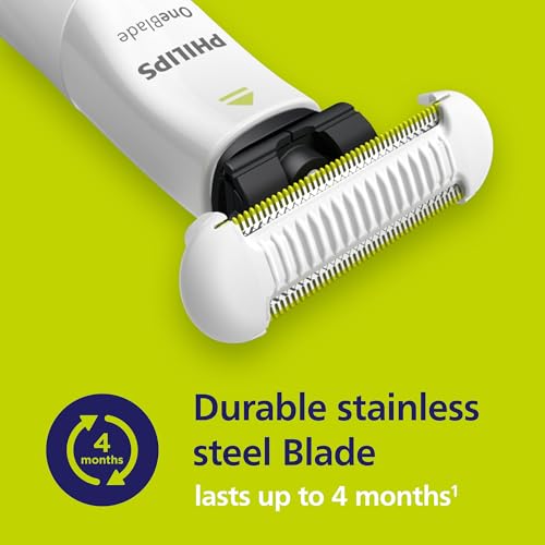 Philips OneBlade SkinProtect Replacement Blade — Bi-Directional, Waterproof, Durable Stainless Steel, Pack of 2