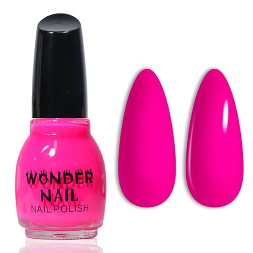 COSMOO 15ml Hot Pink Quick Dry Nail Polish