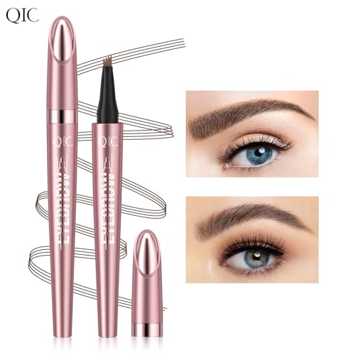 Waterproof Microblade Eyebrow Pen - 4 Tip for Natural Brows