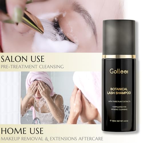GOLLEEPRO Lash Shampoo 100ML - Eyelash Extension Cleanser