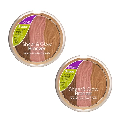 NICKA K Mineral Sheer & Glow Bronzer Rose Soleil