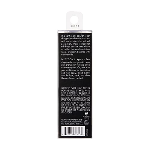 e.l.f. Skin Antioxidant Booster Drops, Lightweight Drops For Added Antioxidants, Infused With Vitamin C, Vitamin E & Snow Mushroom Extract