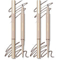 SHEGLAM Dual-Sided Eyebrow Pencils Cream Waterproof Long Lasting Eye brow Pen Makeup - Auburn (Pack of 2)