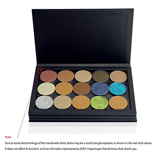 Coosei 3-Layer Magnetic Eyeshadow Palette - Large Makeup Depotting Storage