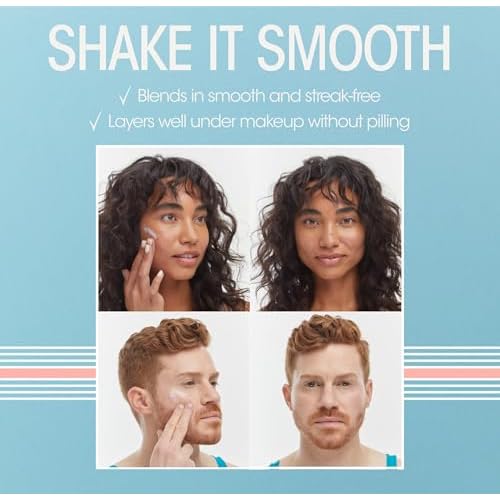 Vacation Shake Shake SPF 50 Mineral Milk Face Sunscreen, Non-Comedogenic, Streak-Free, Water-Resistant Broad Spectrum Sun Block, Non-Nano Zinc Formula, Vegan, Moisturizer with SPF, 1.7 Fl. Oz.