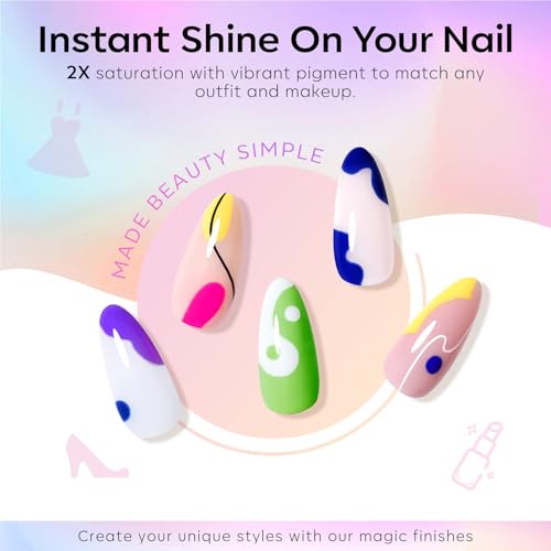 Modelones Neon Gel Nail Polish Set 6 Colors Bright Neon Summer A1-Bright Neon Gala