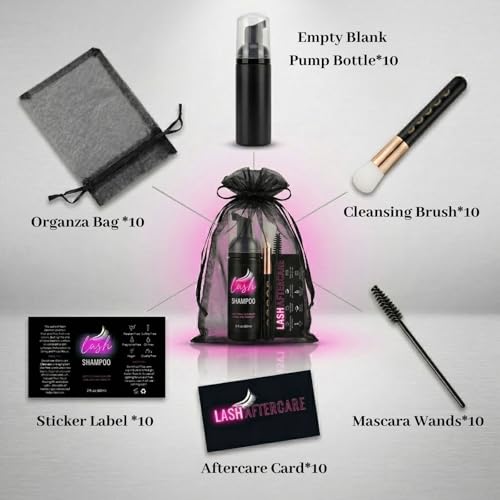 Lash Aftercare Kit for Lash Techs — 60 Pcs Supplies