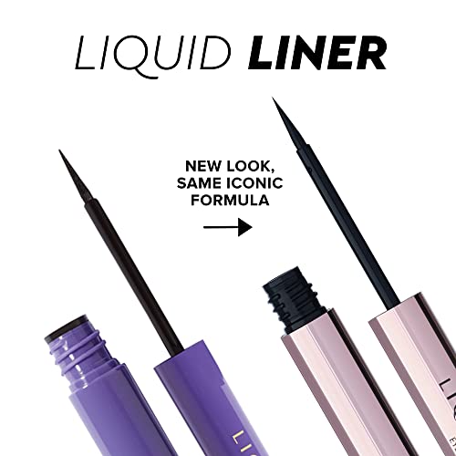 Anastasia Beverly Hills Waterproof Liquid Eyeliner - Matte Black, Precise & Smudge-Proof