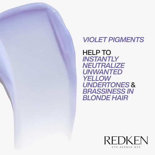 Redken Blondage Color Depositing Purple Conditioner For Blonde Hair - Tones & Moisturizes Brassy Hair