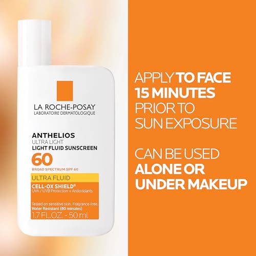 Anthelios Light Fluid Facial Sunscreen SPF 60