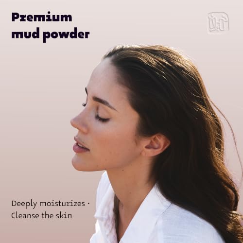 Dead Sea Mud Powder 1kg - Pure Mineral Clay for Face & Body